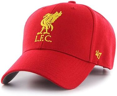 Кепка бейсболка 47 Brand Liverpool Adjustable EPL (бордова) – оригінальна ліцензійна кепка для вболівальників