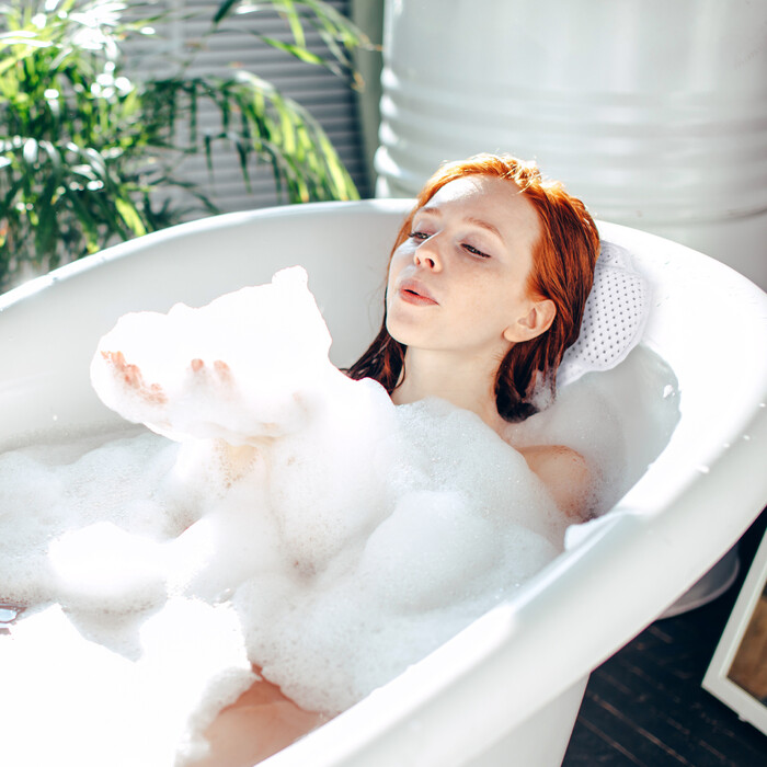Relaxdays Bath Cushion with Suction Cups
