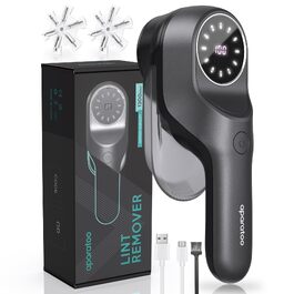 Електрична машинка для видалення комочків з одягу, USB-аккумуляторна портативна машинка-пілінг з LED-дисплеєм та 2 швидкостями для светрів, диванів та килимів