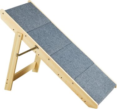 Дерев'яна сходинка для домашніх тварин VEVOR, 2-в-1, складана, для собак та котів, 4 сходинки, до 68 кг