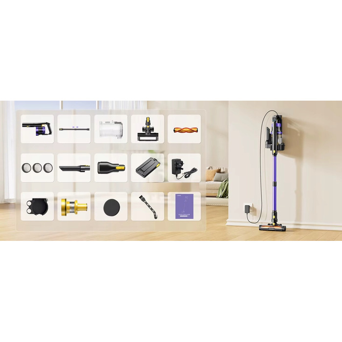 Вертикальний пилотяг Laresar X11, фіолетовий