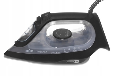 Парова праска Braun SI3055BK, 2400 Вт, керамічна підошва, резервуар 270 мл