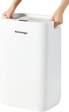 Зволожувач повітря Greenmigo 13L/24h - Електричний осушувач для дому, квартири, підвалу. Захист від вологи та плісняви, до 50 м²