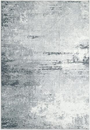 Килим Guchuang для вітальні 160x230 см, сірозелений, вінтажний, короткий ворс, м'який, антик ковролін, праний, не ковзає, для спальні, 160x230 см