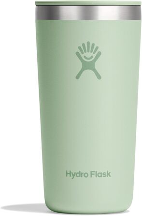 Термос Hydro Flask 355 мл з кришкою, що закривається та не протікає - сталевий, з подвійними стінками, для гарячих та холодних напоїв (Aloe)