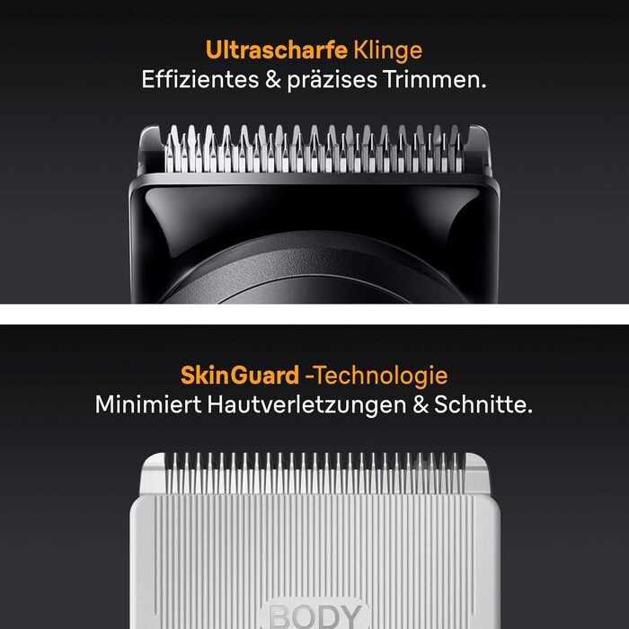Braun Multigroom Series 5 AIO5545: Триммер 9-в-1 для бороди, волосся та тіла, водонепроникний, з 13 насадками