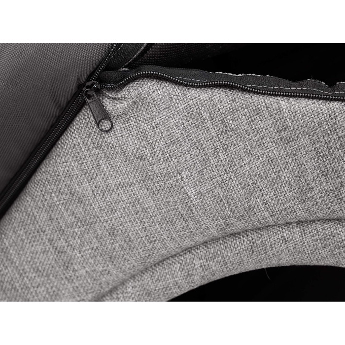 Будинок для собак та котів середнього розміру - знімний дах, для дому - сірий з графітом, 60 x 55 x 60 см [R4 / XL]