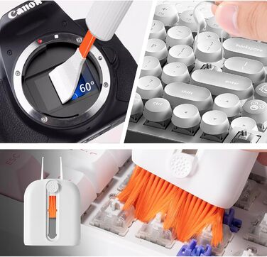 Набір для чищення клавіатури та гаджетів 25 в 1: клавіатура, телефон, камера