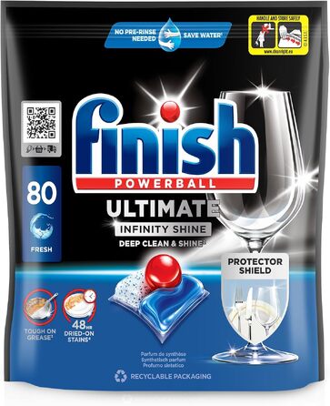 Таблетки для посудомийної машини Finish Ultimate Infinity Shine, економ-упаковка 240 шт