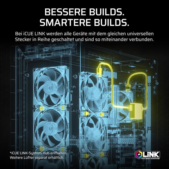 Система водяного охолодження Corsair iCUE LINK Titan 240 RX RGB для CPU - 240 мм AIO з 2 вентиляторами RX120 RGB, сумісна з Intel LGA 1851/1700, AMD AM5/AM4, iCUE LINK Hub, білий колір