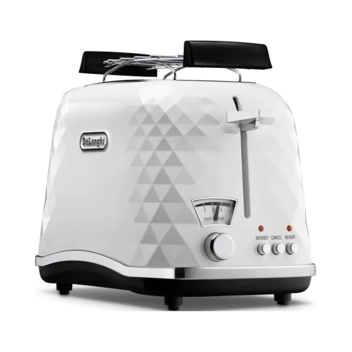Тостер De'Longhi CTJ 2103.W, білий, 900 Вт