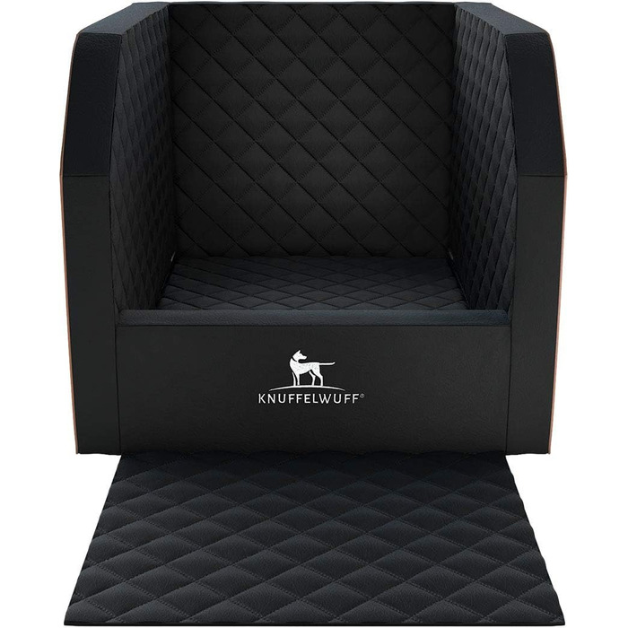 Захист для автосидіння собаки Knuffelwuff Auto KFZ, 55 x 45 x 35 см, чорний, розмір 3