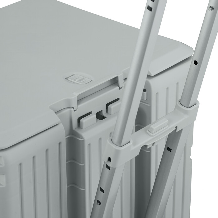 Relaxdays Shopping Trolley with Lid