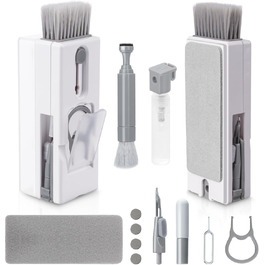 Набір для чищення клавіатури Alyvisun 11 в 1: для ноутбука, телефону, планшета, комп'ютера. Сірий