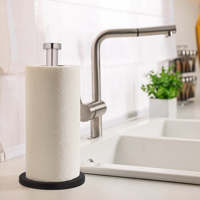 Relaxdays Standing Kitchen Roll Holder
