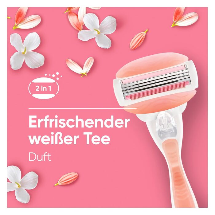 Жіноча бритва Gillette Venus Comfortglide Spa Breeze, рожева (бритва + 1 змінний касетний лезо)
