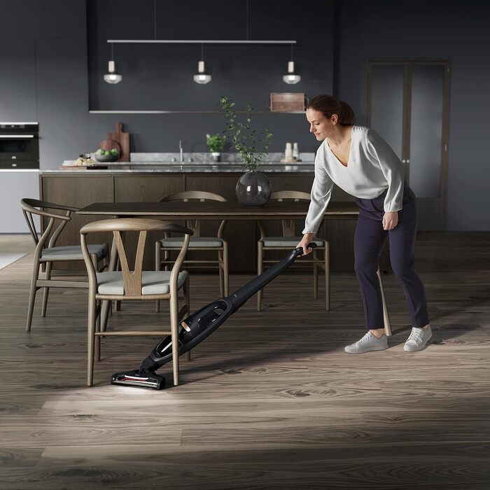AEG QX6-1-45AN Cordless Vacuum Cleaner / Bagless Vacuum Cleaner / Quiet / Cordless Handheld Vacuum / 45 min Runtime / Lightweight / Hard Floors / 2in1 / Pet Hair / Dog / Cat / Carpet / Car / Grey