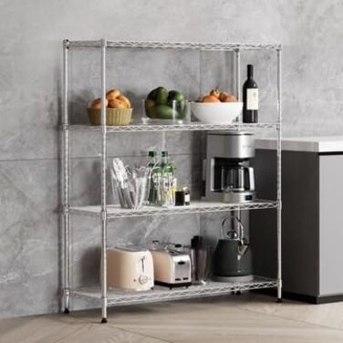 Casa Pura Heavy-Duty Storage Shelf - Decorative Wire Shelf - Metal Shelf