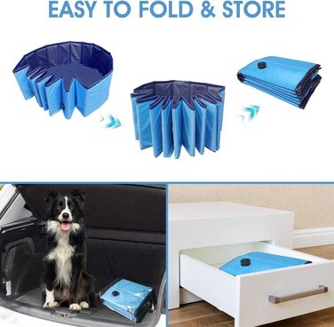 Dog Pool Swimming Pool Foldable Dog 63