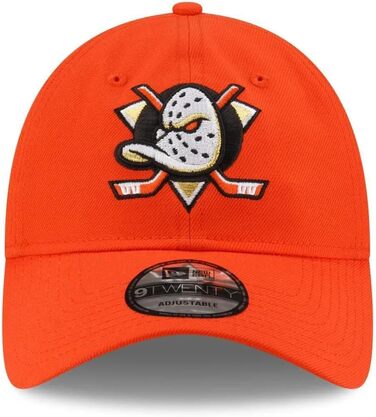 Кепка New Era NHL 9Twenty Anaheim Ducks бейсбольна, регульована, синя