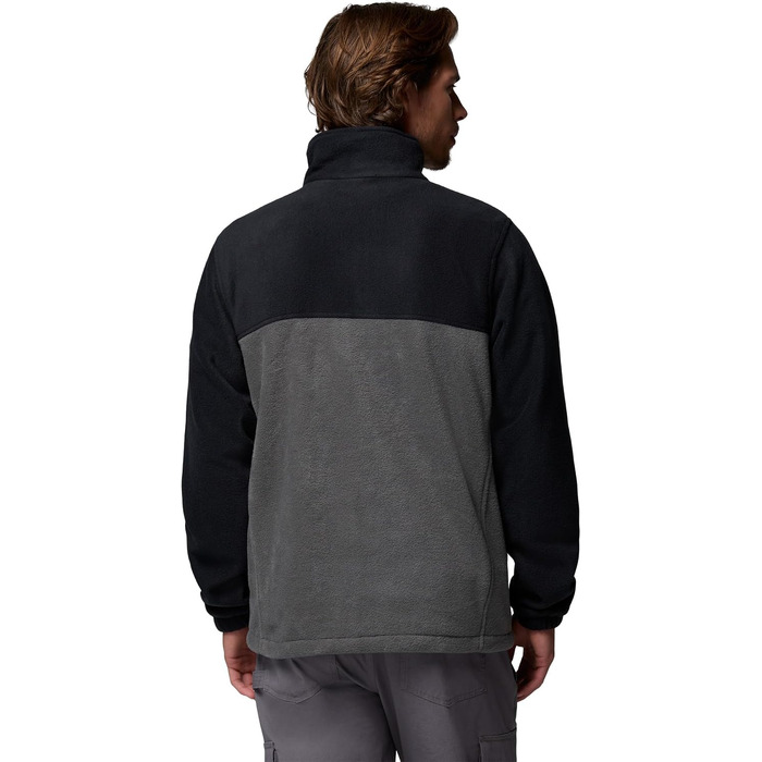 Чоловіча флісова куртка Columbia Steens Mountain Full Zip 2.0 на блискавці, чорна/сіра, розмір M