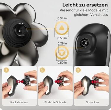 Електричний триммер для голови AngLink Beyerswerks IQ7 Pro (срібний) – швидкий ідеальний вигляд