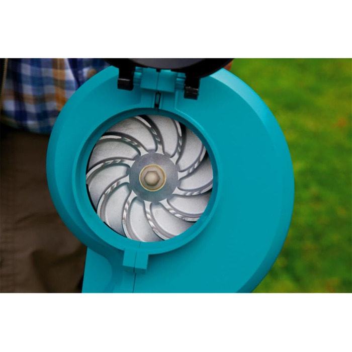 Gardena ErgoJet 3000 Garden Vacuum/Blower: Leaf blower/vacuum with a 3000 W motor output, 170 l/s suction power, 310 km/h blowing speed, with shredder and collection bag, including shoulder strap (9332-20)