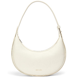 Сумка жіноча BOSTANTEN велика шопер з PU шкіри, елегантна сумка через плече, Hobo Bag чорна (1-3320-бежева)