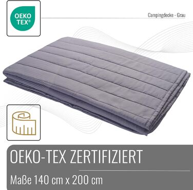 Black Forest Fox Camper Orthopedic Visco Neck Support Pillow Set with 1 Aloe Vera Cover & 1 Cotton Pillowcase, grey | Oeko-TEX (Campovolo-Grey, Visco Pillow Cover 2 Pieces 30 x 50)
