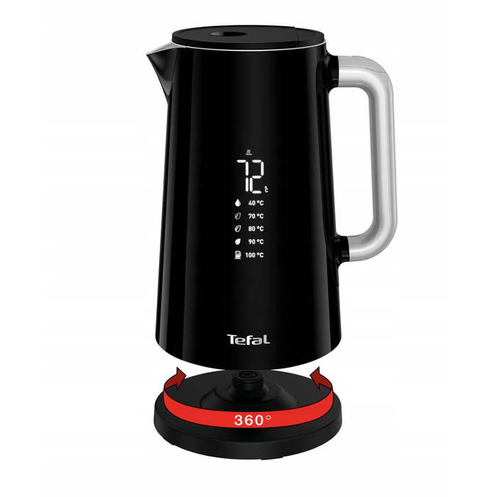 Електричний чайник Tefal KO851830, 1800 Вт, 1,7 л, чорний