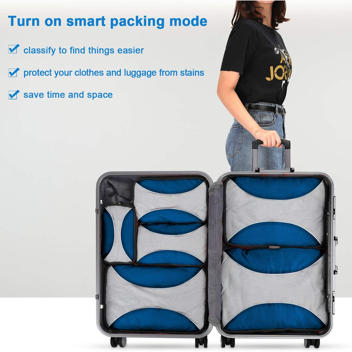 Органайзери для валізи G4Free - Набір для подорожей (3/6/7 шт.)