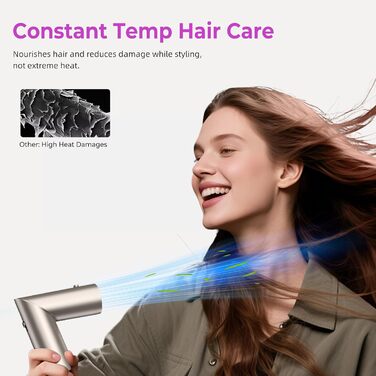 Фен-щітка 6 в 1 Airstyler: стайлер для волосся, локони, випрямлення, термощітка, чорний, з насадкою-дифузором