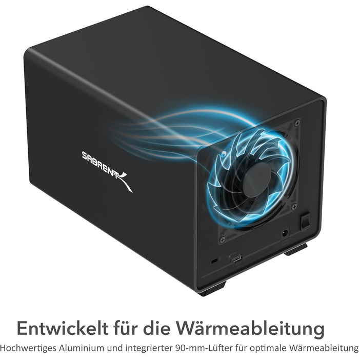 Док-станція Sabrent для жорстких дисків 2.5/3.5 дюймів SATA SSD/HDD з USB A - підтримка 10TB, 5Gbps, Offline Clone