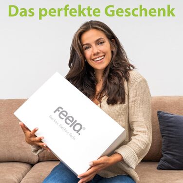 Ортопедичний сидіння-кільце Feela® з 3 рівнями жорсткості для геморою та післяпологового періоду, чорний (60-80 кг)