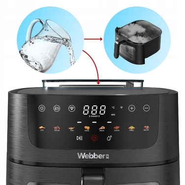 Аерофритюрниця Webber AF800 1800 Вт, 8 л