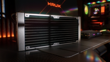 Рідинне охолодження AIO KRUX HydroGlance 240 ARGB з LCD-дисплеєм