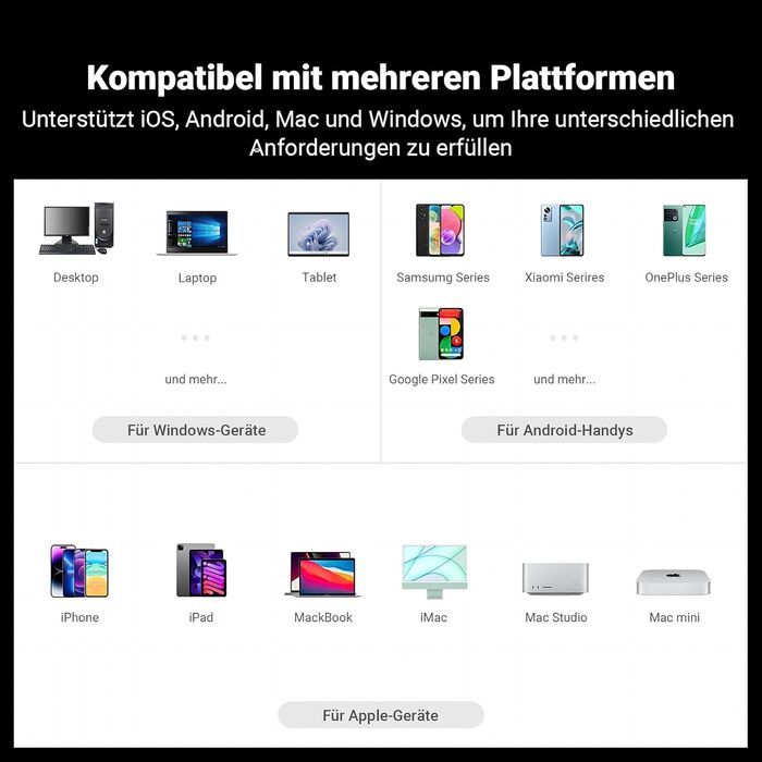 Портативний ЦАП та підсилювач навушників Fosi Audio DS2 з ES9038Q2M, підтримка PCM 32-bit/768kHz та DSD512, 3.5mm та 4.4mm виходи, Hi-Fi аудіо, USB ЦАП для навушників