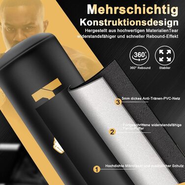 Важкий боксерський мішок зі стійкою для дорослих, підлітків та дітей. Комплект для кікбоксингу та ММА. Ідеально для домашнього фітнесу.