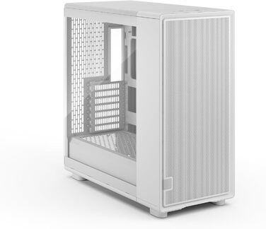 Комп'ютерний корпус Fractal Design Epoch XL White з темперованим склом, сітчастою передньою панеллю та 3 вентиляторами Momentum 12