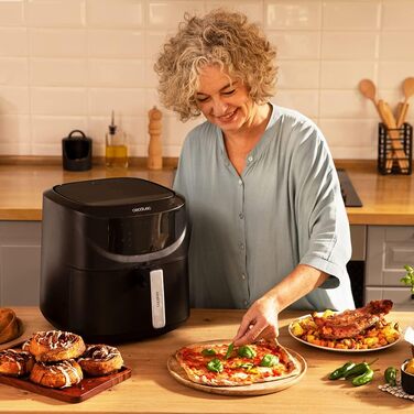 Cecotec Hot Air Fryer Cecofry Absolute 7600, 7.6 L, 2000 W, digital and compact, PerfectCook technology, adjustable temperature and time, touchpad, 8 modes