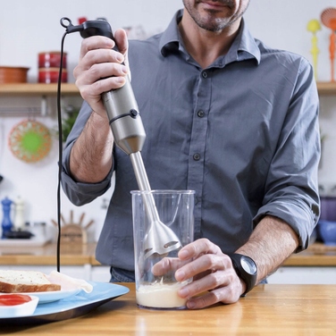 Занурювальний блендер Black+Decker BXHBA1200E, 1200 Вт, чорний