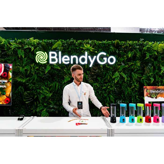 Стаціонарний блендер BlendyGo 250 Вт, сріблястий/сірий, 0,4 л