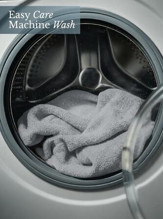 Набір банних рушників Utopia Towels (4 шт.), 69 x 137 см, 100% бавовна, гігроскопічні м'які рушники для душу з петлею для підвішування, колір: світло-сірий