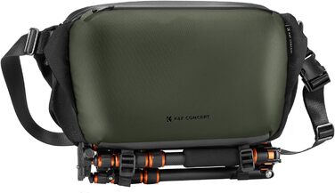 Сумка для камери K&F Concept, велика фотосумка для Canon/Nikon/Sony/DJI Mavic, чорний/темно-зелений (L)