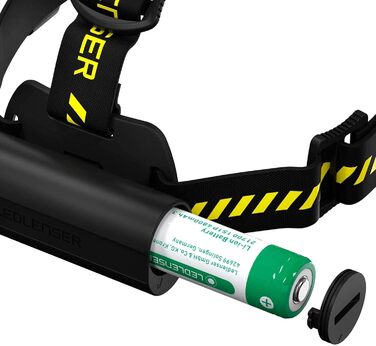Налобний ліхтар Ledlenser H7R Work, 1000 люмен, акумуляторний, LED, водонепроникний IP67, високий CRI, фокусування, димер, 250 м, з кріпленням для шолома та магнітним USB-кабелем