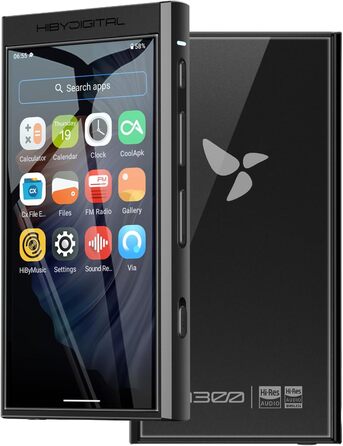 HiBy M300: Android MP3 плеєр з Bluetooth, WiFi, FM радіо та розширеним сховищем (128GB + 2TB)
