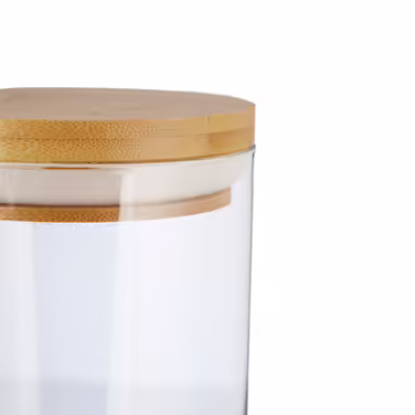 Relaxdays Set of 3 Glass Storage Containers, 600 ml