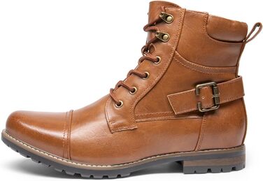 Чоловічі мотоциклетні черевики Bruno Marc: класичні черевики-човники, коричневі (39 EU)
