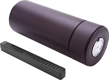 Вишуканий шкіряний тютюнотримач для сигар з кедрової деревини та зволожувачем (колір: коричневий)