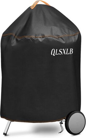 Водонепроникний чохол для гриля QLSXLB, Ø50x81 см, 420D Оксфорд, захисний для круглих та газових грилів від вологи, УФ, цвілі та іржі